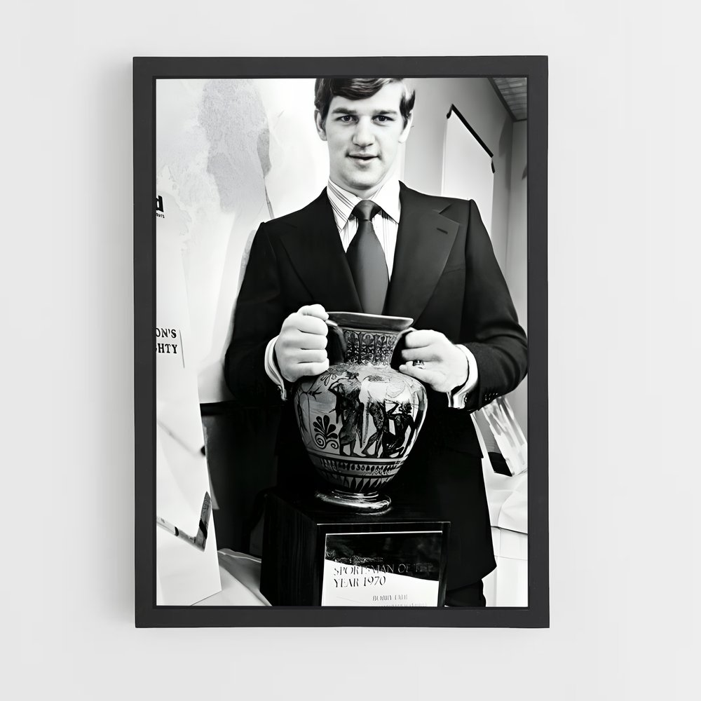 Poster L'Homme au Bol – affiche Hockey sur glace (vue 2)